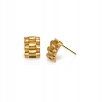 18K Gouden Rolex Style Oorstekers - 20003130