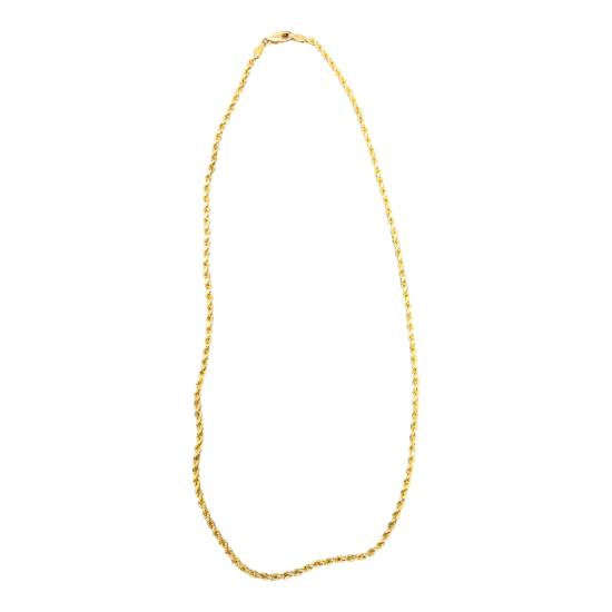 14k Gouden rope chain/ketting - 20003231