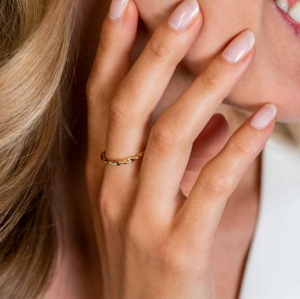 ZINZI zilver plated aanschuifring - 20003332