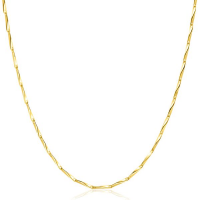 ZINZI zilver verguld schakel ketting - 20003350 ZINZI zilver verguld schakel ketting - 20003350