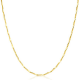 ZINZI gold plated zilveren schakel ketting - 20003350