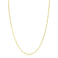 ZINZI zilver verguld schakel ketting - 20003350 ZINZI zilver verguld schakel ketting - 20003350