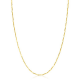 ZINZI gold plated zilveren schakel ketting - 20003350