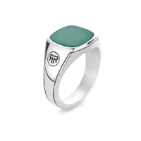 Ring Square Green Jade RR-RG040-S - 20003642 Ring Square Green Jade RR-RG040-S - 20003642