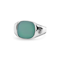 Ring Square Green Jade RR-RG040-S - 20003642 Ring Square Green Jade RR-RG040-S - 20003642