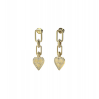 guess  oorbellen hartje goudkleurig - 20003778 guess  oorbellen hartje goudkleurig - 20003778