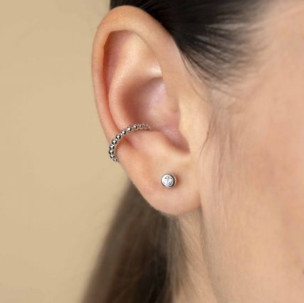 Zilveren ear cuff - 20004028