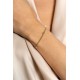 ZINZI gold plated zilveren gourmet armband met drie open hartjes 17-20cm ZIA2409G - 20004042
