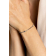 ZINZI zilveren gourmet armband met drie glanzende hartjes 17-20cm ZIA2408 - 20004051