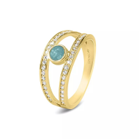 DOUBLE BAND GEMS RING - 20004163 DOUBLE BAND GEMS RING - 20004163