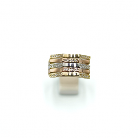 14k Gouden Ring Tri-color - 20004269
