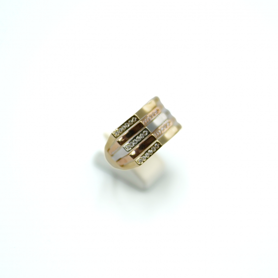 14k Gouden Ring Tri-color - 20004269
