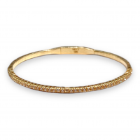 14k Gouden Slavenarmband met Zirkonia - 20004321