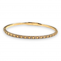 14k Gouden Slavenarmband met Zirkonia - 20004322