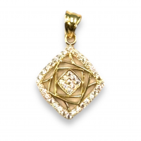 14k Gouden Hanger met Zirkonia - 20004345