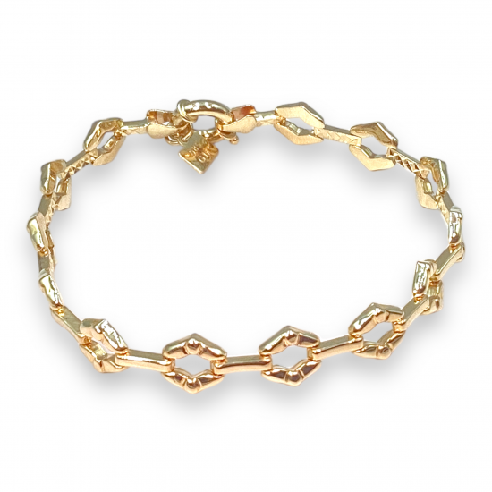 14k Gouden Schakel Armband - 20004355