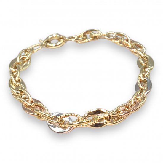 14k Gouden Schakel Armband - 20004356