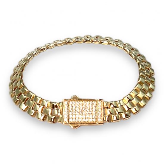 14k Gouden Rolex Style Armband - 20004361