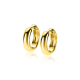 ZINZI gold plated zilveren oorringen - 20004511