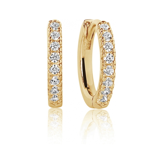 SIF JAKOBS JEWELLERY ELLERA EARRINGS SJ-E2859-CZ(YG) - 20007679