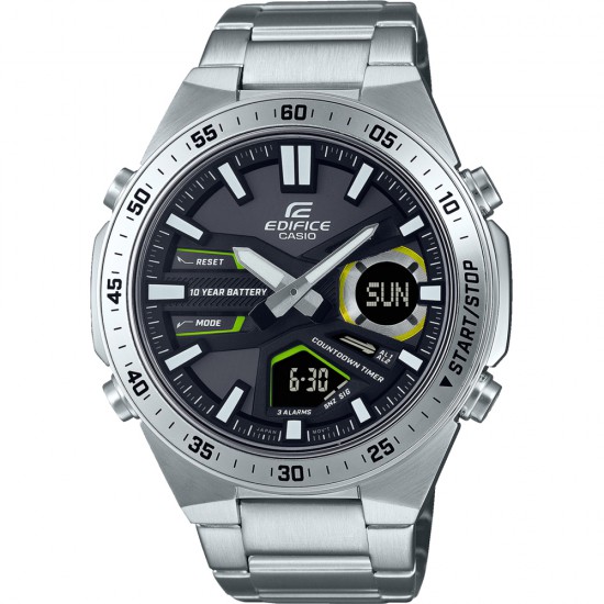 Casio Edifice Classic EFV-C110D-1A3VEF Ana-Digi Chronograph Horloge - 20004923