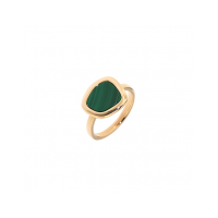 14K Gouden Peroni & Parisa Moderne Ring met Malachiet. - 20007075