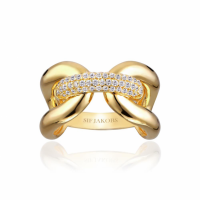 SIF JAKOBS JEWELLERY CAPRI TRE RING SJ-R62016-CZ-SG-56 - 20008117