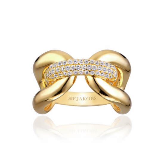SIF JAKOBS JEWELLERY CAPRI TRE RING SJ-R62016-CZ-SG-56 - 20008117 SIF JAKOBS JEWELLERY CAPRI TRE RING SJ-R62016-CZ-SG-56 - 20008117