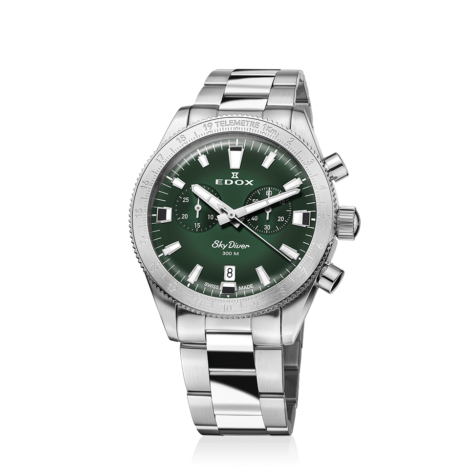 DR. DEVASDR.Platina.AXⅡ Horloges - Dit Edox horloge met een gelimiteerd heeft een