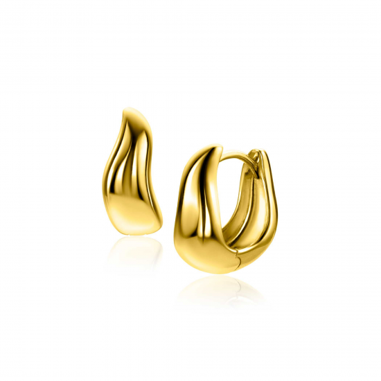 ZINZI gold plated zilveren oorringen - 20005402