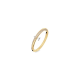 14K Gouden Ring Simpel Twist CZ - 20005493
