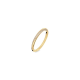 14K Gouden Ring Simpel Twist CZ - 20005493