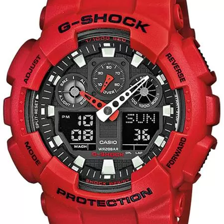 Casio GA-100B-4AER G-Shock Rood - 20005758