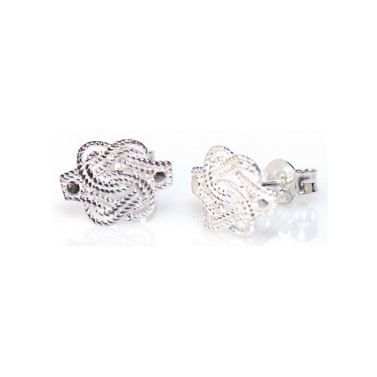 Mattenklopper Oorbellen Zilver - 20006561