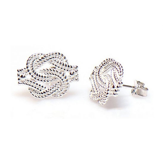 Mattenklopper Oorbellen Zilver - 20006562