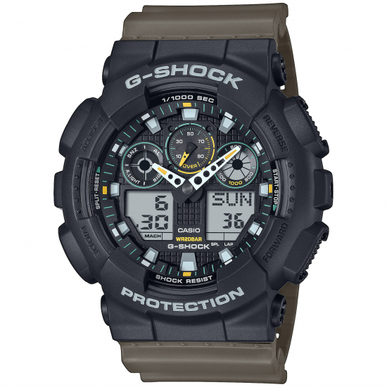 G-SHOCK  Classic Chronograaf GA-100TU-1A3ER - 20006793