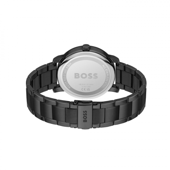 Hugo Boss Contender Heren Horloge Zwart met Rosé HB1514128 - 20006870