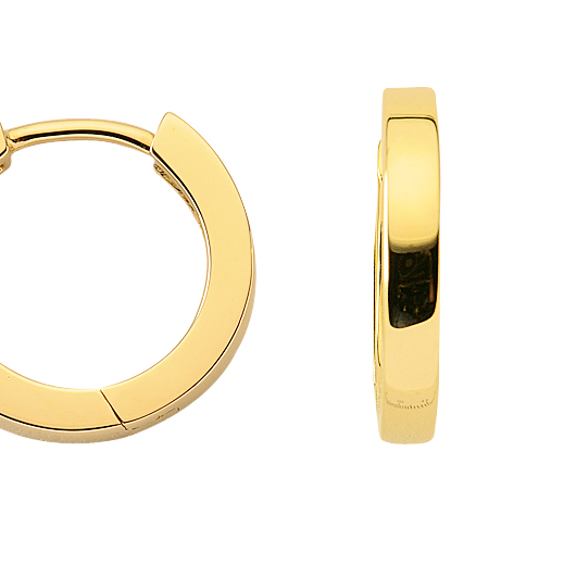 Zilver creolen verguld - 20006884