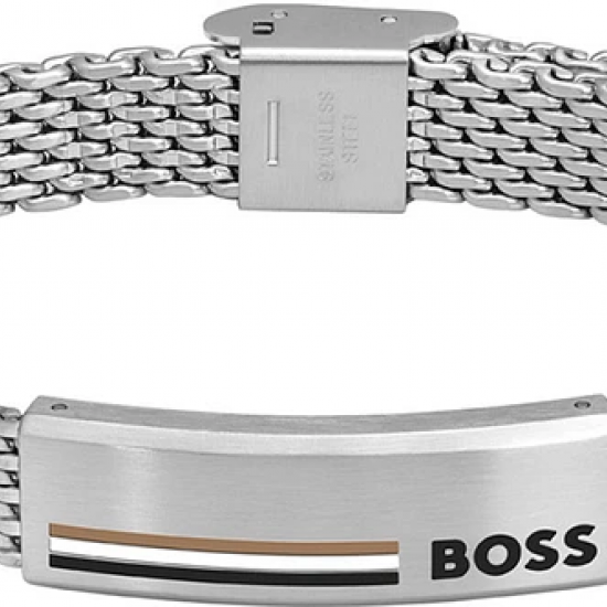 Boss Alen Armband RVS Zilverkleurig - 20007084