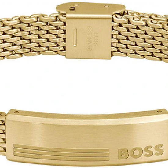 Boss Alen Armband RVS Goudkleurig - 20007085