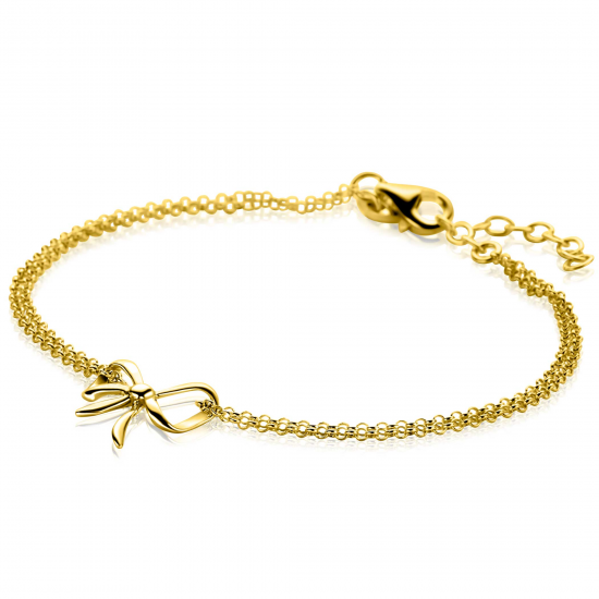 Zinzi Armband met strik verguld - 20007119