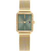 Tommy Hilfiger Dames Groene wijzerplaat - 20007267 Tommy Hilfiger Dames Groene wijzerplaat - 20007267