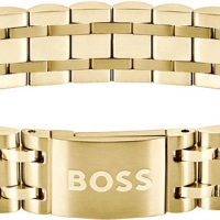 Boss Jewellery Herenarmband staal goudkleurig - 20007268