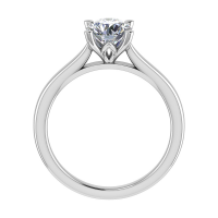 14K Witgouden Diamanten Solitair Ring - 20007269 14K Witgouden Diamanten Solitair Ring - 20007269