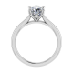14K Witgouden Diamanten Solitair Ring - 20007269