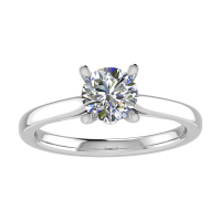 14K Witgouden Diamanten Solitair Ring - 20007270 14K Witgouden Diamanten Solitair Ring - 20007270