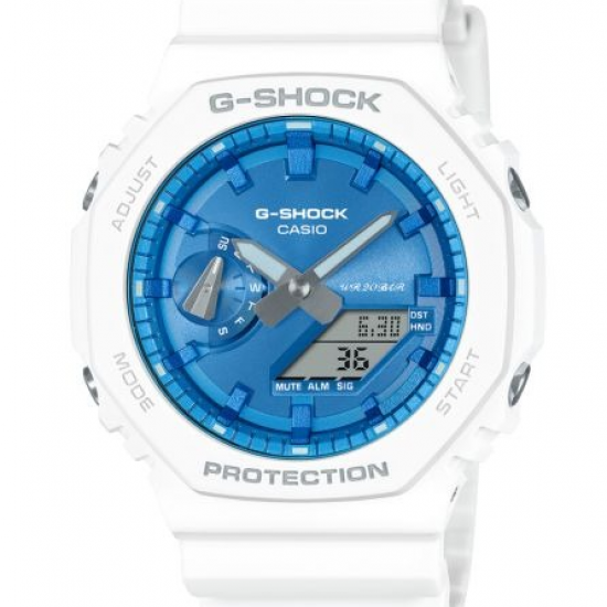 G-SHOCK Sneeuwwit CasiOak Winter Hearts Edition GA-2100WS-7AER - 20007423