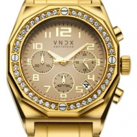 VNDX The One Gold Beige MD12886-05 dameshorloge - 20007573