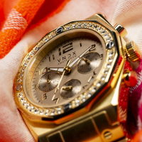 VNDX The One Gold Beige MD12886-05 dameshorloge - 20007573