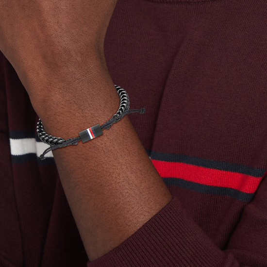 Tommy Hilfiger Gevlochten armband - Staal - 19,5cm - 20007860
